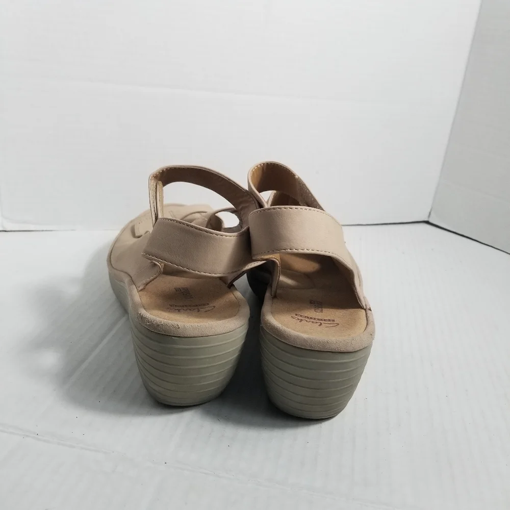CLARKS COLLECTION SOFT CUSHION WEDGE SHOES SIZE 9